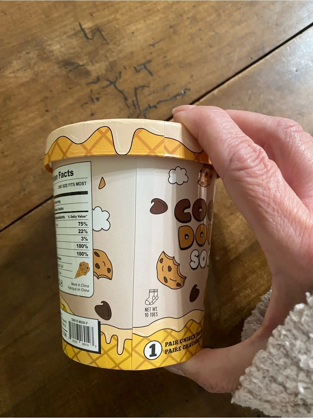 Cookie Dough Socks - Unisex Novelty Socks